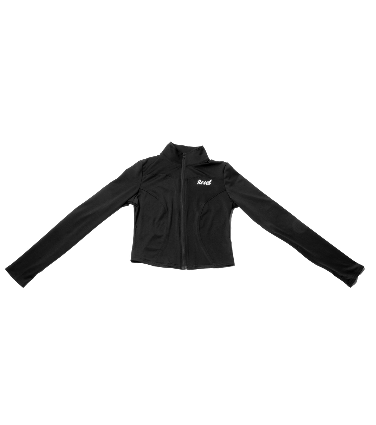 BLACK DEFINE CROP JACKET